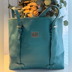 Dooney & Bourke Turquoise Leather Tote